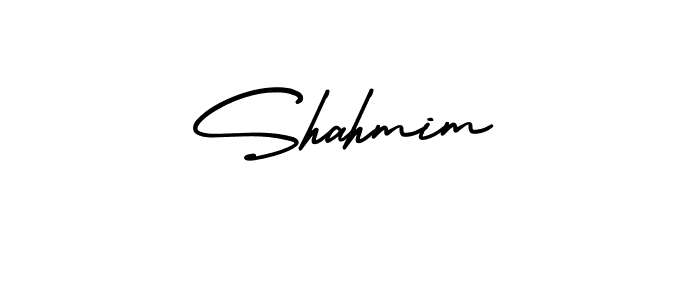 Shahmim stylish signature style. Best Handwritten Sign (AmerikaSignatureDemo-Regular) for my name. Handwritten Signature Collection Ideas for my name Shahmim. Shahmim signature style 3 images and pictures png