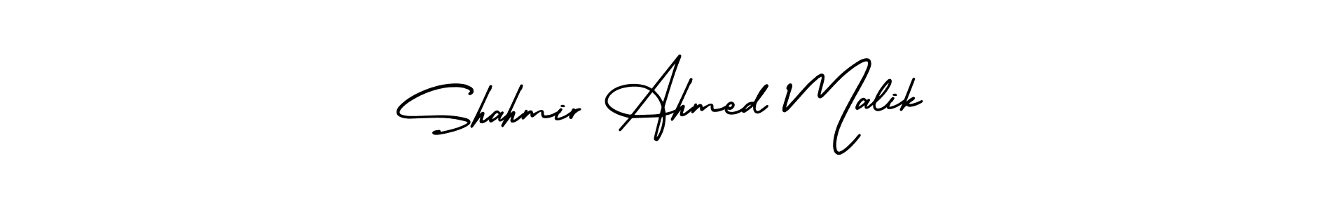 Check out images of Autograph of Shahmir Ahmed Malik name. Actor Shahmir Ahmed Malik Signature Style. AmerikaSignatureDemo-Regular is a professional sign style online. Shahmir Ahmed Malik signature style 3 images and pictures png