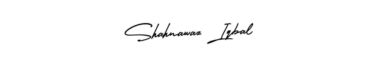 It looks lik you need a new signature style for name Shahnawaz Iqbal. Design unique handwritten (AmerikaSignatureDemo-Regular) signature with our free signature maker in just a few clicks. Shahnawaz Iqbal signature style 3 images and pictures png
