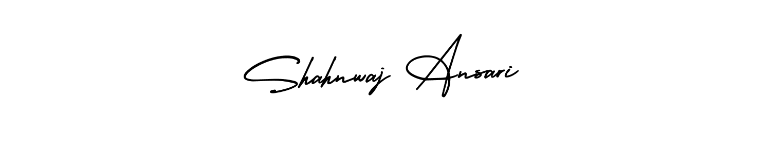 Also You can easily find your signature by using the search form. We will create Shahnwaj Ansari name handwritten signature images for you free of cost using AmerikaSignatureDemo-Regular sign style. Shahnwaj Ansari signature style 3 images and pictures png