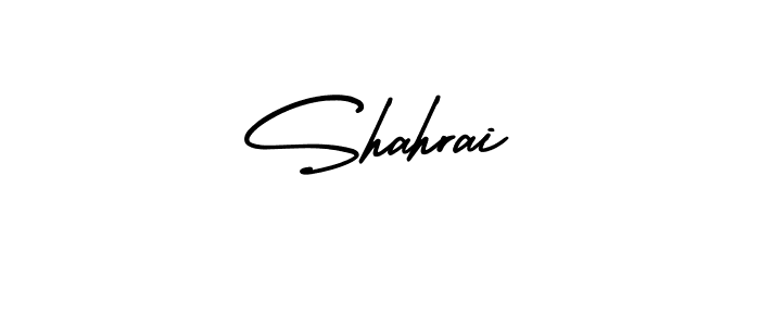 It looks lik you need a new signature style for name Shahrai. Design unique handwritten (AmerikaSignatureDemo-Regular) signature with our free signature maker in just a few clicks. Shahrai signature style 3 images and pictures png