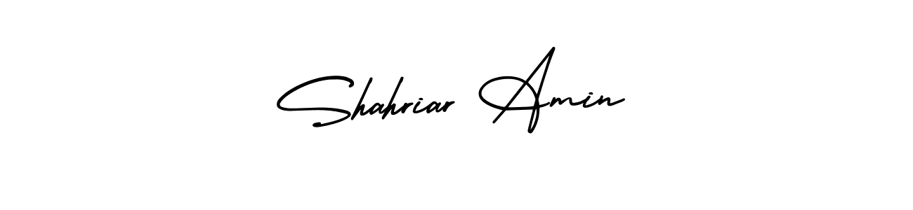Shahriar Amin stylish signature style. Best Handwritten Sign (AmerikaSignatureDemo-Regular) for my name. Handwritten Signature Collection Ideas for my name Shahriar Amin. Shahriar Amin signature style 3 images and pictures png