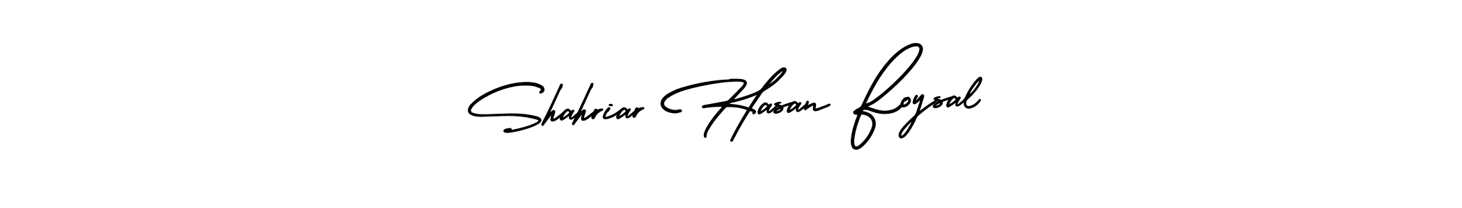 Shahriar Hasan Foysal stylish signature style. Best Handwritten Sign (AmerikaSignatureDemo-Regular) for my name. Handwritten Signature Collection Ideas for my name Shahriar Hasan Foysal. Shahriar Hasan Foysal signature style 3 images and pictures png