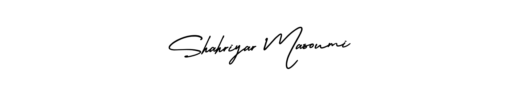 How to Draw Shahriyar Masoumi signature style? AmerikaSignatureDemo-Regular is a latest design signature styles for name Shahriyar Masoumi. Shahriyar Masoumi signature style 3 images and pictures png