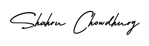 Quickly download Shahru Chowdhury name signature in high-resolution PNG using AmerikaSignatureDemo-Regular style. Ready to insert into PDFs and online applications. Shahru Chowdhury signature style 3 images and pictures png