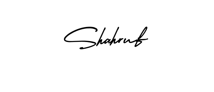 Shahruf stylish signature style. Best Handwritten Sign (AmerikaSignatureDemo-Regular) for my name. Handwritten Signature Collection Ideas for my name Shahruf. Shahruf signature style 3 images and pictures png