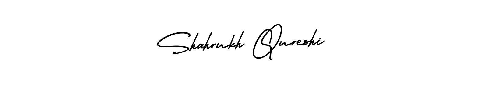 Shahrukh Qureshi stylish signature style. Best Handwritten Sign (AmerikaSignatureDemo-Regular) for my name. Handwritten Signature Collection Ideas for my name Shahrukh Qureshi. Shahrukh Qureshi signature style 3 images and pictures png