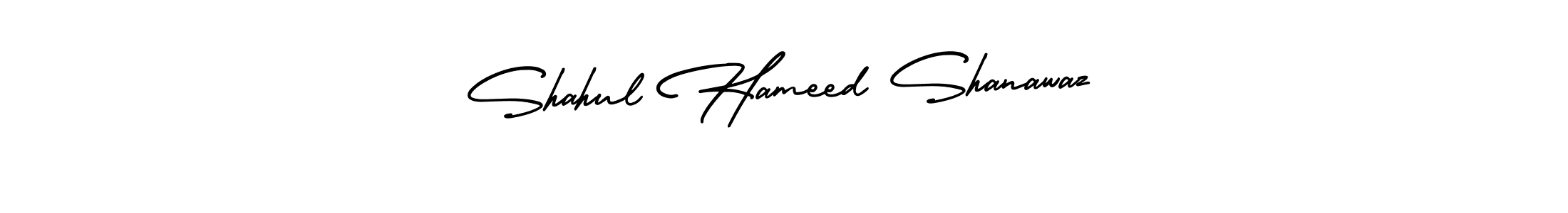 See photos of Shahul Hameed Shanawaz official signature by Spectra . Check more albums & portfolios. Read reviews & check more about AmerikaSignatureDemo-Regular font. Shahul Hameed Shanawaz signature style 3 images and pictures png