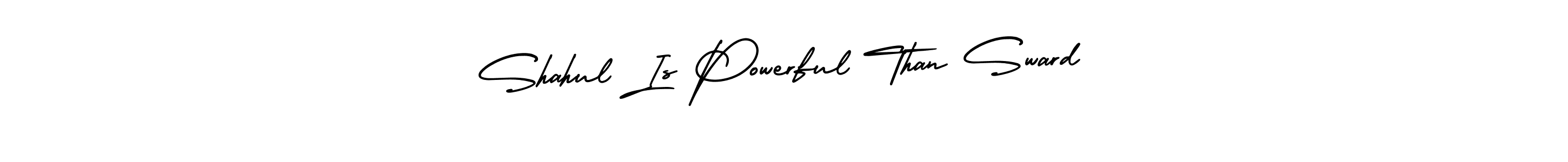 Also we have Shahul Is Powerful Than Sward name is the best signature style. Create professional handwritten signature collection using AmerikaSignatureDemo-Regular autograph style. Shahul Is Powerful Than Sward signature style 3 images and pictures png