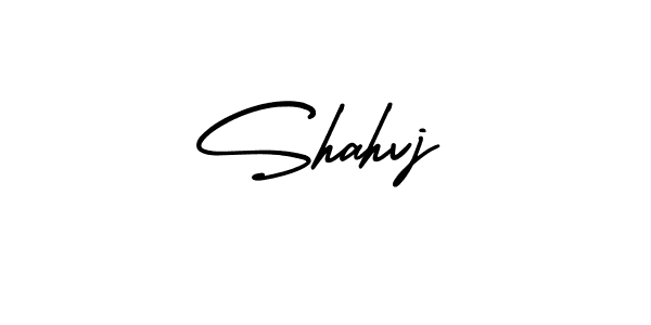 This is the best signature style for the Shahvj name. Also you like these signature font (AmerikaSignatureDemo-Regular). Mix name signature. Shahvj signature style 3 images and pictures png