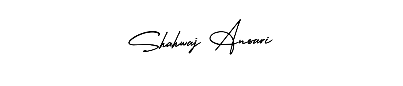 How to make Shahwaj Ansari signature? AmerikaSignatureDemo-Regular is a professional autograph style. Create handwritten signature for Shahwaj Ansari name. Shahwaj Ansari signature style 3 images and pictures png