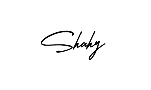 Best and Professional Signature Style for Shahy. AmerikaSignatureDemo-Regular Best Signature Style Collection. Shahy signature style 3 images and pictures png