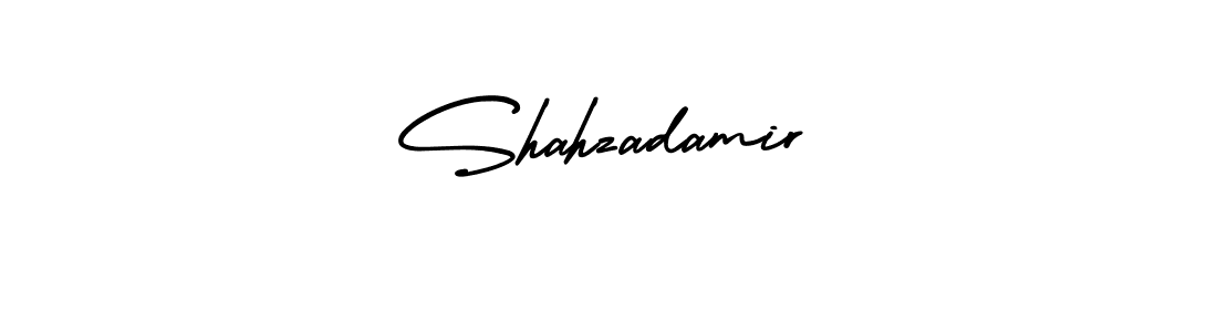 This is the best signature style for the Shahzadamir name. Also you like these signature font (AmerikaSignatureDemo-Regular). Mix name signature. Shahzadamir signature style 3 images and pictures png