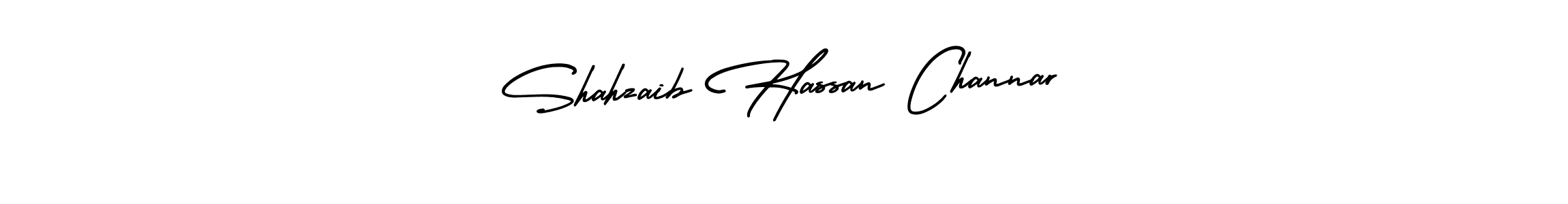 How to make Shahzaib Hassan Channar signature? AmerikaSignatureDemo-Regular is a professional autograph style. Create handwritten signature for Shahzaib Hassan Channar name. Shahzaib Hassan Channar signature style 3 images and pictures png