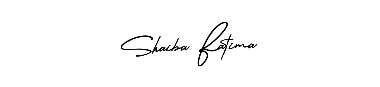 Design your own signature with our free online signature maker. With this signature software, you can create a handwritten (AmerikaSignatureDemo-Regular) signature for name Shaiba Fatima. Shaiba Fatima signature style 3 images and pictures png