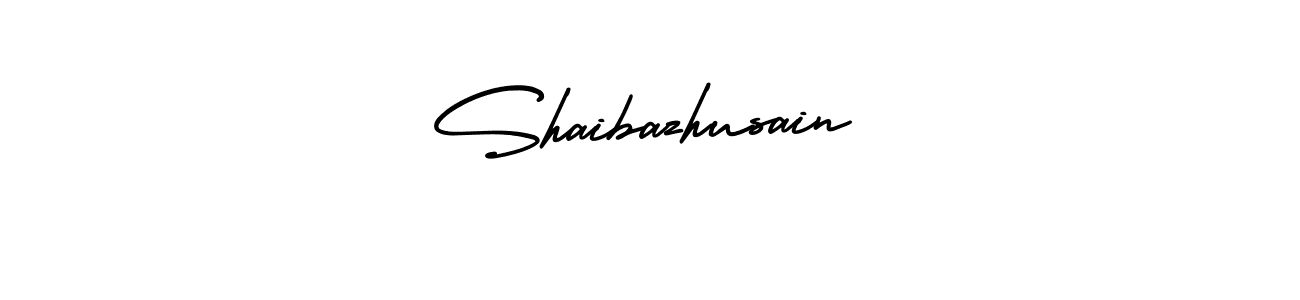 Shaibazhusain stylish signature style. Best Handwritten Sign (AmerikaSignatureDemo-Regular) for my name. Handwritten Signature Collection Ideas for my name Shaibazhusain. Shaibazhusain signature style 3 images and pictures png