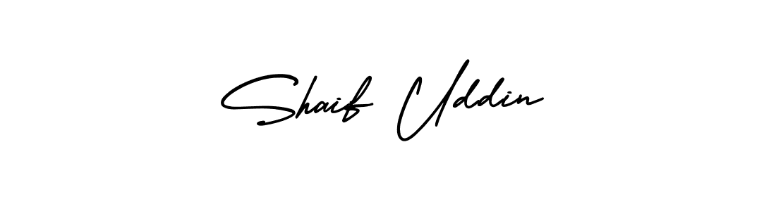 It looks lik you need a new signature style for name Shaif Uddin. Design unique handwritten (AmerikaSignatureDemo-Regular) signature with our free signature maker in just a few clicks. Shaif Uddin signature style 3 images and pictures png