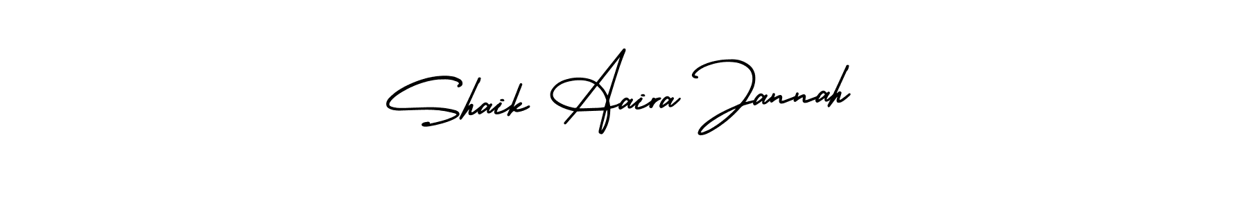 See photos of Shaik Aaira Jannah official signature by Spectra . Check more albums & portfolios. Read reviews & check more about AmerikaSignatureDemo-Regular font. Shaik Aaira Jannah signature style 3 images and pictures png