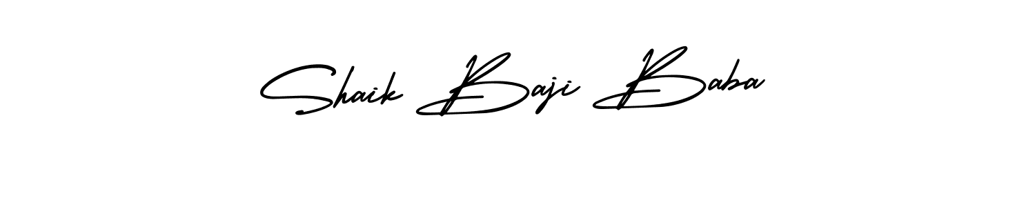 How to make Shaik Baji Baba signature? AmerikaSignatureDemo-Regular is a professional autograph style. Create handwritten signature for Shaik Baji Baba name. Shaik Baji Baba signature style 3 images and pictures png