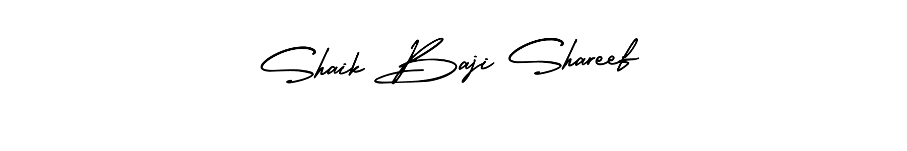 How to make Shaik Baji Shareef signature? AmerikaSignatureDemo-Regular is a professional autograph style. Create handwritten signature for Shaik Baji Shareef name. Shaik Baji Shareef signature style 3 images and pictures png