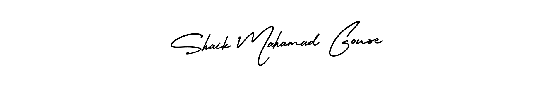if you are searching for the best signature style for your name Shaik Mahamad Gouse. so please give up your signature search. here we have designed multiple signature styles  using AmerikaSignatureDemo-Regular. Shaik Mahamad Gouse signature style 3 images and pictures png