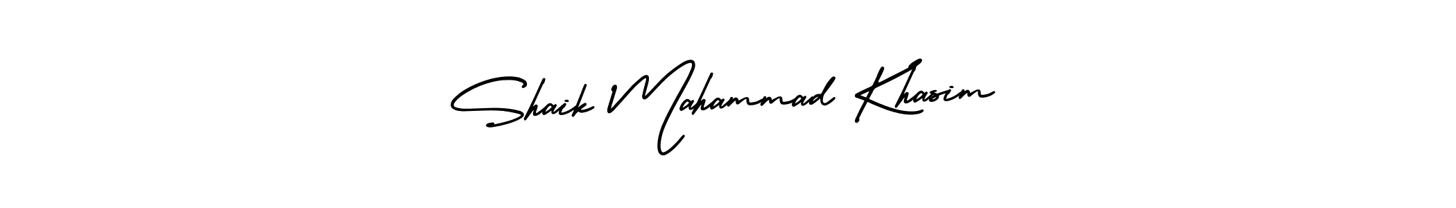 Design your own signature with our free online signature maker. With this signature software, you can create a handwritten (AmerikaSignatureDemo-Regular) signature for name Shaik Mahammad Khasim. Shaik Mahammad Khasim signature style 3 images and pictures png
