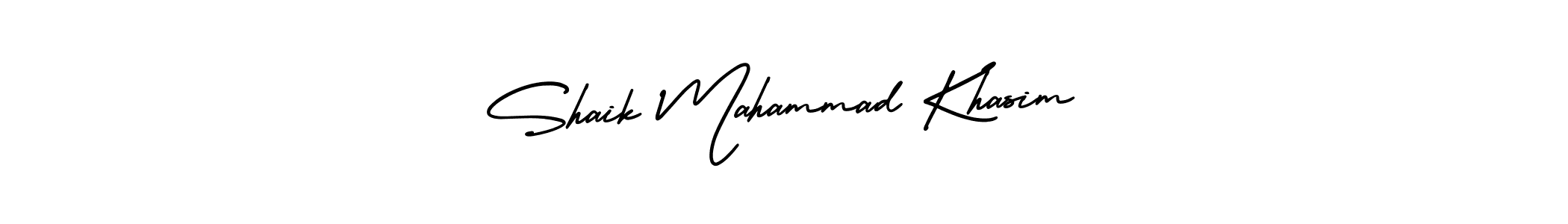 Design your own signature with our free online signature maker. With this signature software, you can create a handwritten (AmerikaSignatureDemo-Regular) signature for name Shaik Mahammad Khasim. Shaik Mahammad Khasim signature style 3 images and pictures png