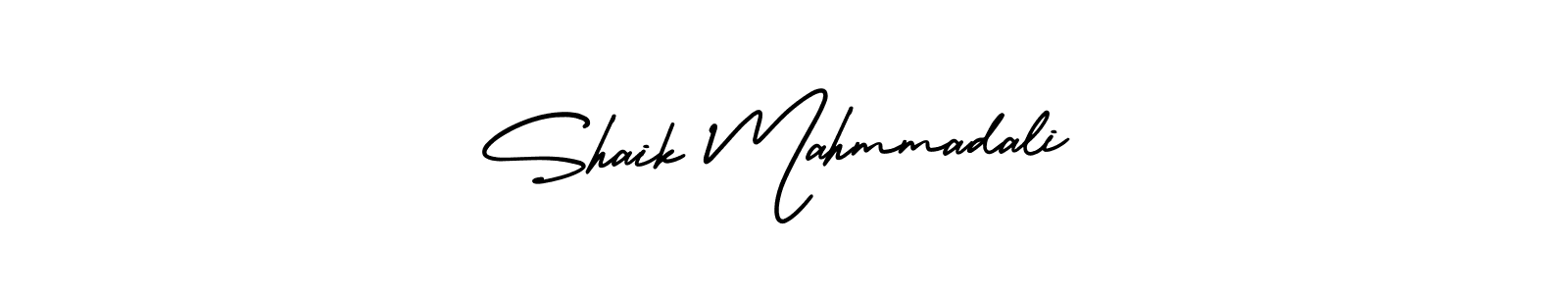 Similarly AmerikaSignatureDemo-Regular is the best handwritten signature design. Signature creator online .You can use it as an online autograph creator for name Shaik Mahmmadali. Shaik Mahmmadali signature style 3 images and pictures png