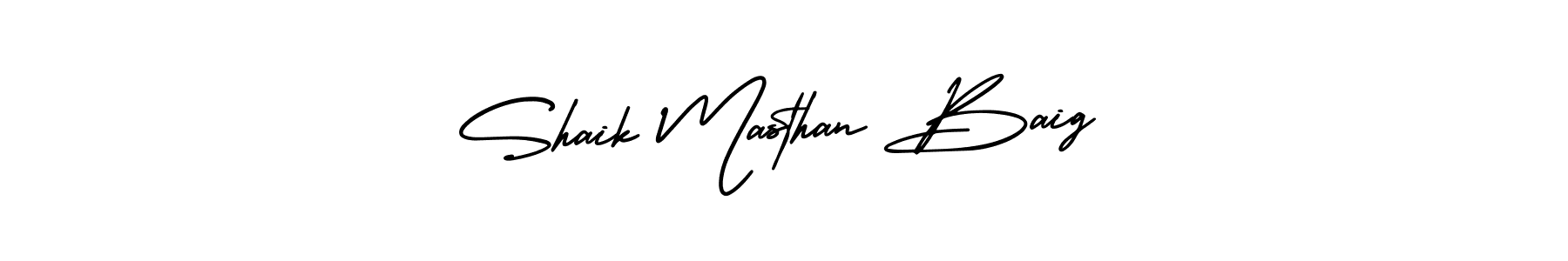 This is the best signature style for the Shaik Masthan Baig name. Also you like these signature font (AmerikaSignatureDemo-Regular). Mix name signature. Shaik Masthan Baig signature style 3 images and pictures png