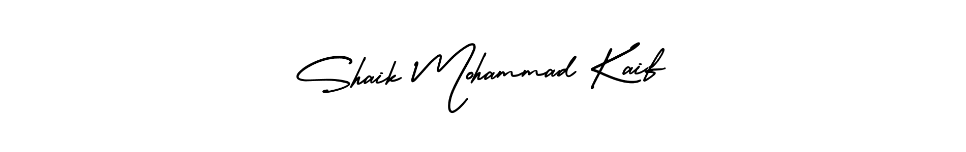 Create a beautiful signature design for name Shaik Mohammad Kaif. With this signature (AmerikaSignatureDemo-Regular) fonts, you can make a handwritten signature for free. Shaik Mohammad Kaif signature style 3 images and pictures png