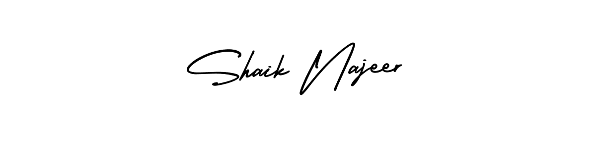 Make a beautiful signature design for name Shaik Najeer. Use this online signature maker to create a handwritten signature for free. Shaik Najeer signature style 3 images and pictures png