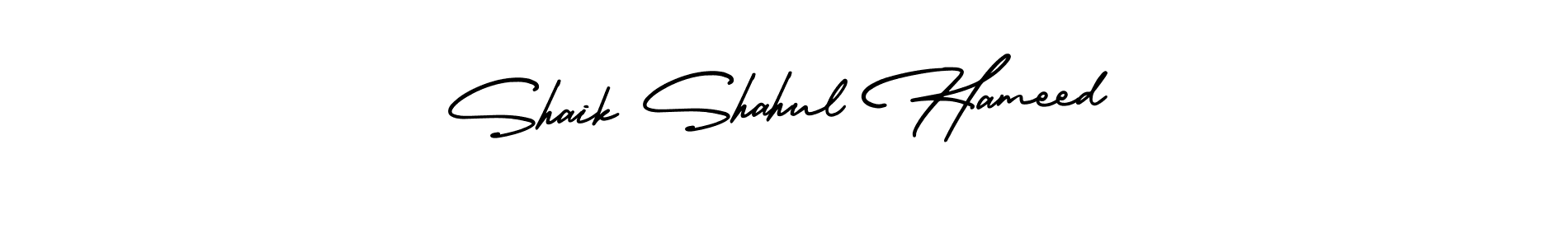 Create a beautiful signature design for name Shaik Shahul Hameed. With this signature (AmerikaSignatureDemo-Regular) fonts, you can make a handwritten signature for free. Shaik Shahul Hameed signature style 3 images and pictures png