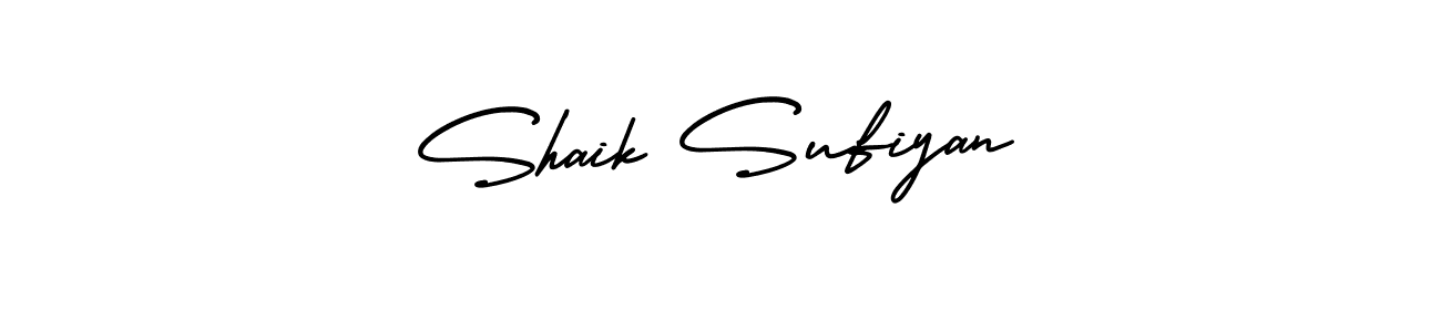 Create a beautiful signature design for name Shaik Sufiyan. With this signature (AmerikaSignatureDemo-Regular) fonts, you can make a handwritten signature for free. Shaik Sufiyan signature style 3 images and pictures png