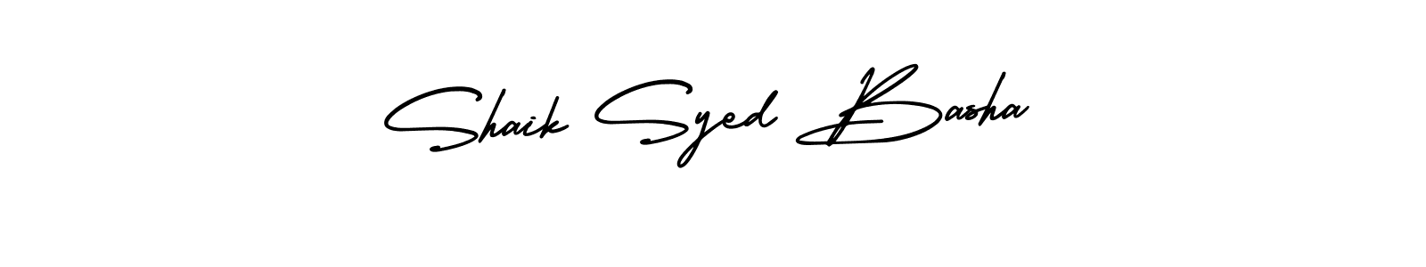 Make a beautiful signature design for name Shaik Syed Basha. With this signature (AmerikaSignatureDemo-Regular) style, you can create a handwritten signature for free. Shaik Syed Basha signature style 3 images and pictures png