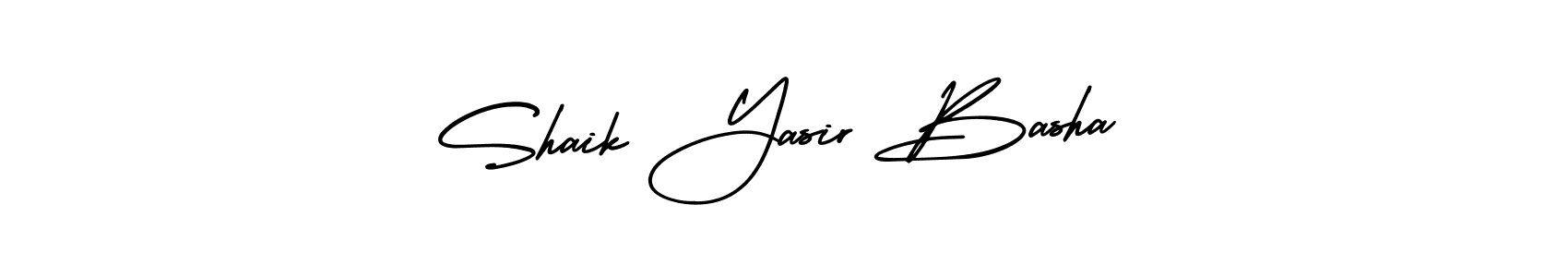 It looks lik you need a new signature style for name Shaik Yasir Basha. Design unique handwritten (AmerikaSignatureDemo-Regular) signature with our free signature maker in just a few clicks. Shaik Yasir Basha signature style 3 images and pictures png