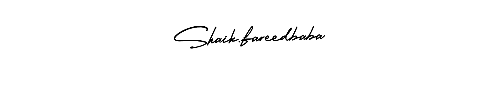 Design your own signature with our free online signature maker. With this signature software, you can create a handwritten (AmerikaSignatureDemo-Regular) signature for name Shaik.fareedbaba. Shaik.fareedbaba signature style 3 images and pictures png