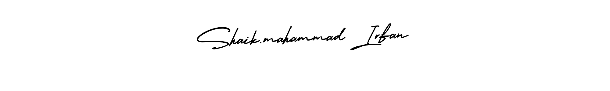 Make a beautiful signature design for name Shaik.mahammad Irfan. Use this online signature maker to create a handwritten signature for free. Shaik.mahammad Irfan signature style 3 images and pictures png