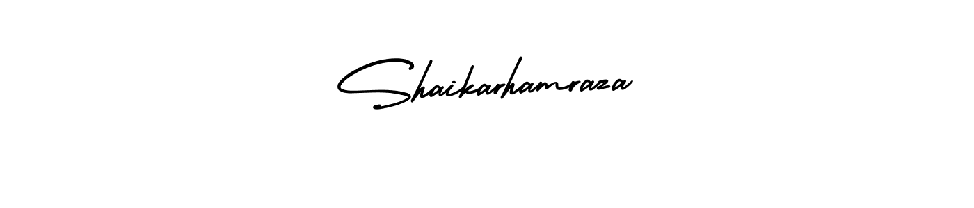 if you are searching for the best signature style for your name Shaikarhamraza. so please give up your signature search. here we have designed multiple signature styles  using AmerikaSignatureDemo-Regular. Shaikarhamraza signature style 3 images and pictures png