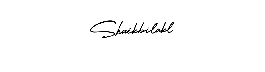 if you are searching for the best signature style for your name Shaikbilakl. so please give up your signature search. here we have designed multiple signature styles  using AmerikaSignatureDemo-Regular. Shaikbilakl signature style 3 images and pictures png