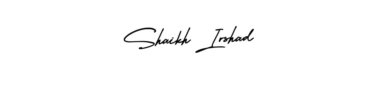 Also You can easily find your signature by using the search form. We will create Shaikh Irshad name handwritten signature images for you free of cost using AmerikaSignatureDemo-Regular sign style. Shaikh Irshad signature style 3 images and pictures png