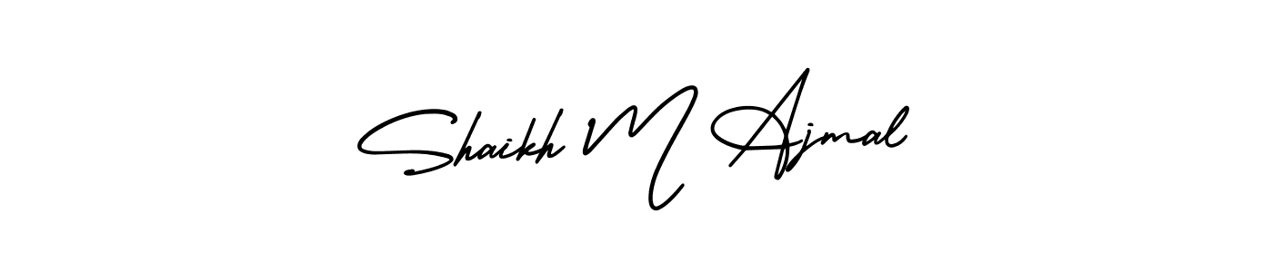 Once you've used our free online signature maker to create your best signature AmerikaSignatureDemo-Regular style, it's time to enjoy all of the benefits that Shaikh M Ajmal name signing documents. Shaikh M Ajmal signature style 3 images and pictures png