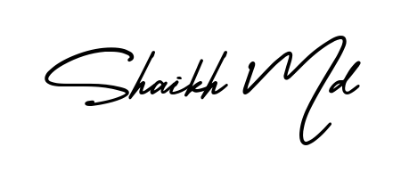 Generate high-definition signature styles for Shaikh Md. The AmerikaSignatureDemo-Regular typeface ensures crisp legibility and sophisticated design. Shaikh Md signature style 3 images and pictures png