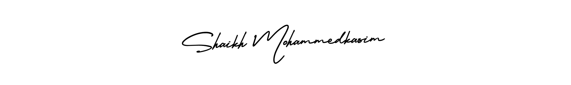 Use a signature maker to create a handwritten signature online. With this signature software, you can design (AmerikaSignatureDemo-Regular) your own signature for name Shaikh Mohammedkasim. Shaikh Mohammedkasim signature style 3 images and pictures png