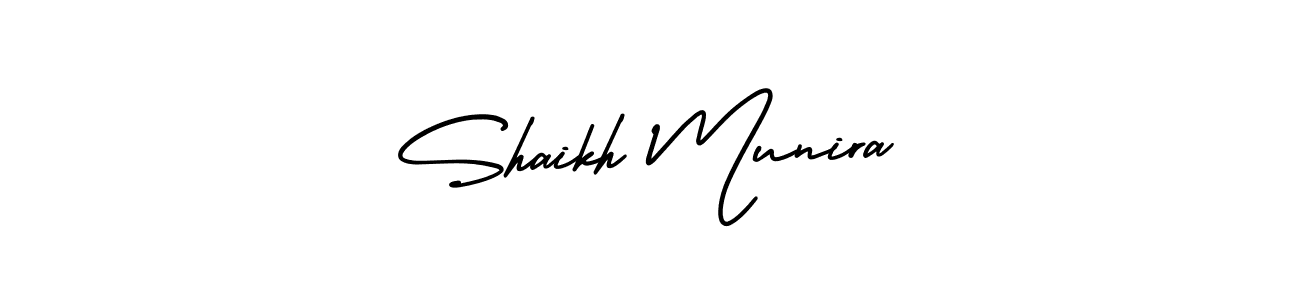 You can use this online signature creator to create a handwritten signature for the name Shaikh Munira. This is the best online autograph maker. Shaikh Munira signature style 3 images and pictures png
