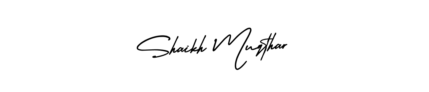 Make a beautiful signature design for name Shaikh Muqthar. Use this online signature maker to create a handwritten signature for free. Shaikh Muqthar signature style 3 images and pictures png