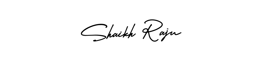 How to make Shaikh Raju signature? AmerikaSignatureDemo-Regular is a professional autograph style. Create handwritten signature for Shaikh Raju name. Shaikh Raju signature style 3 images and pictures png