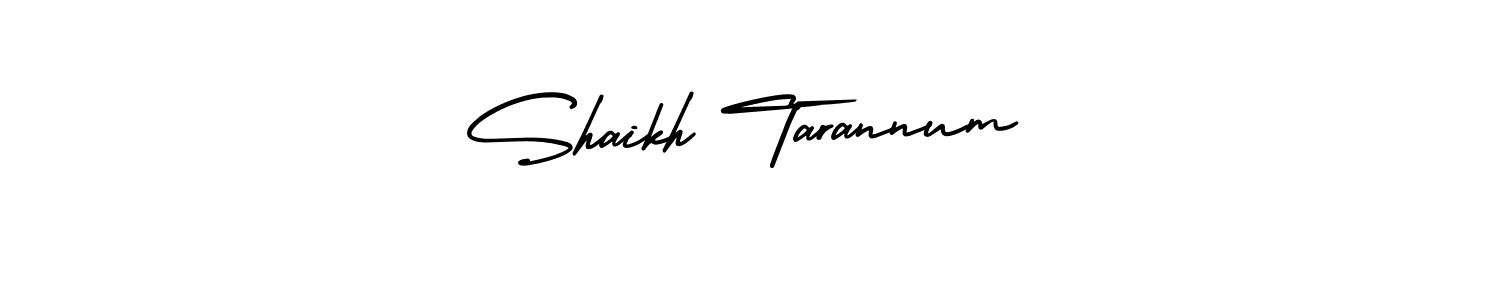 How to make Shaikh Tarannum signature? AmerikaSignatureDemo-Regular is a professional autograph style. Create handwritten signature for Shaikh Tarannum name. Shaikh Tarannum signature style 3 images and pictures png