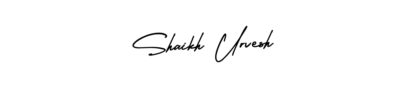 Also we have Shaikh Urvesh name is the best signature style. Create professional handwritten signature collection using AmerikaSignatureDemo-Regular autograph style. Shaikh Urvesh signature style 3 images and pictures png