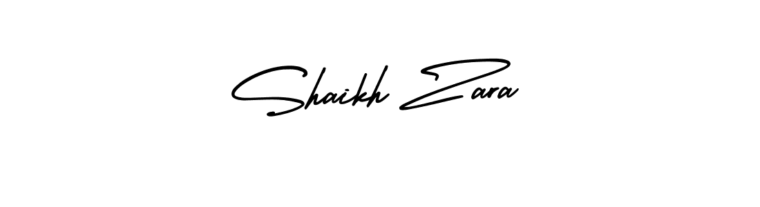 Use a signature maker to create a handwritten signature online. With this signature software, you can design (AmerikaSignatureDemo-Regular) your own signature for name Shaikh Zara. Shaikh Zara signature style 3 images and pictures png