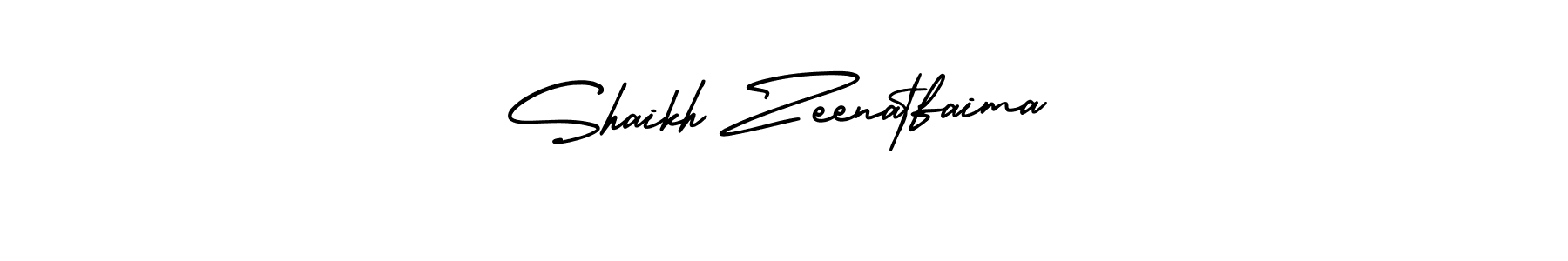 Make a beautiful signature design for name Shaikh Zeenatfaima. With this signature (AmerikaSignatureDemo-Regular) style, you can create a handwritten signature for free. Shaikh Zeenatfaima signature style 3 images and pictures png